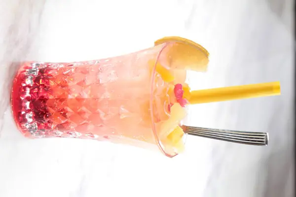 Fruit Cocktail Ice Table — Foto de Stock