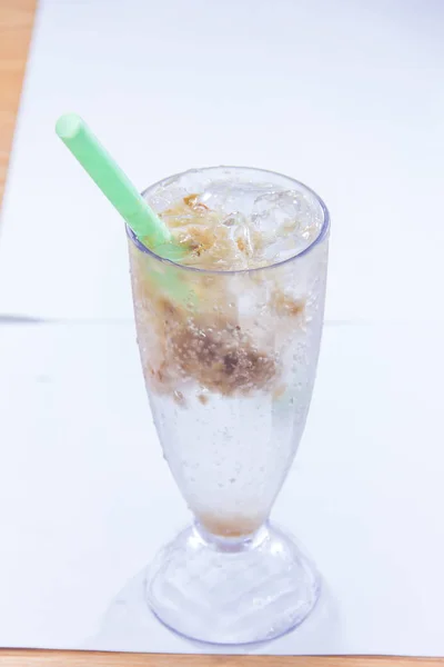 Ice Cream Glass Close View — Stok fotoğraf