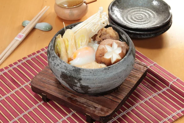 Uma Foto Cozinha Panela Quente — Fotografia de Stock