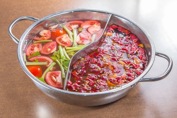 a cuisine photo of hot pot