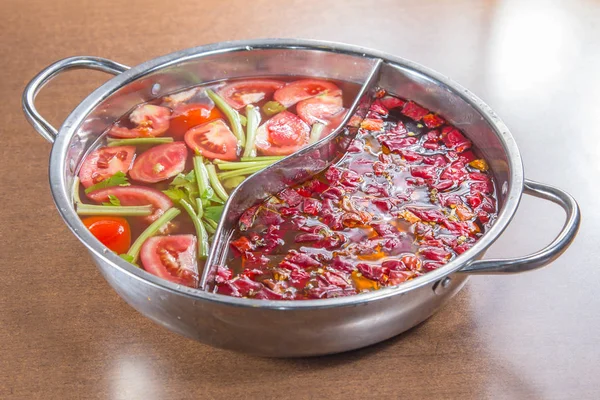 a cuisine photo of hot pot