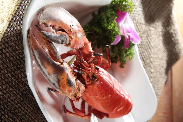 龙虾料理的美食照片 — 图库照片