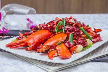 ıstakoz mutfak mutfağı fotoğrafı