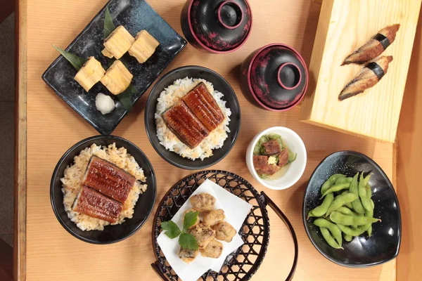 Uma Foto Cozinha Refeição Japonesa — Fotografia de Stock