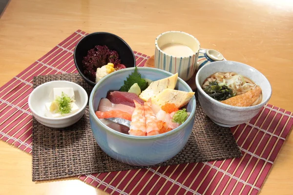 Foto Voor Japanse Maaltijd Voor Een Keuken — Stockfoto