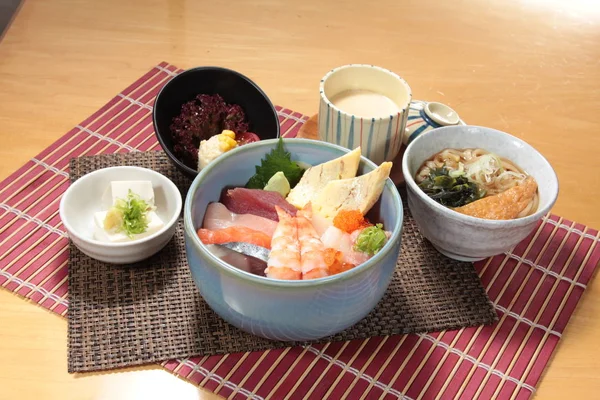 Una Foto Cocina Comida Japonesa — Foto de Stock