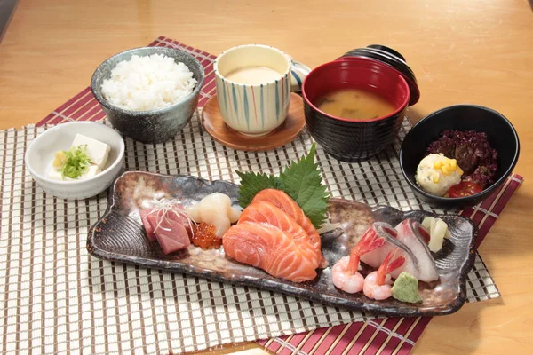 Une Photo Cuisine Repas Japonais — Photo