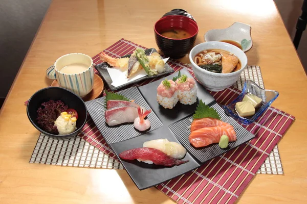 Una Foto Cocina Comida Japonesa — Foto de Stock