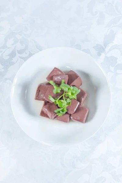 Una sesión de cocina utiliza la iluminación de carne — Foto de Stock