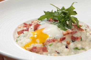 Risotto 'nun mutfak fotoğrafı.