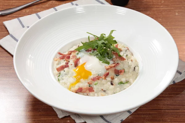 Risotto 'nun mutfak fotoğrafı.