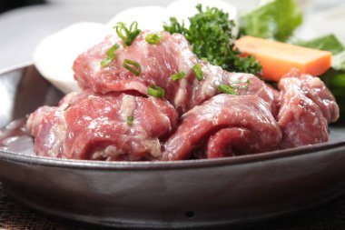 Çiğ domuz mutfağı fotoğrafı