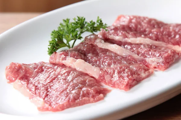 Una sesión de cocina utiliza la iluminación de carne —  Fotos de Stock