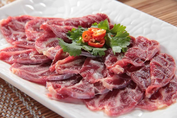 stock image a cuisine photo of raw beef