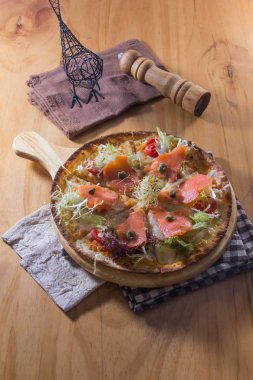 Pizza 'nın mutfak fotoğrafı.