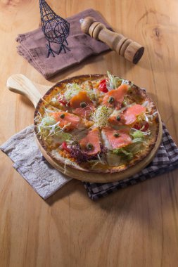 Pizza 'nın mutfak fotoğrafı.