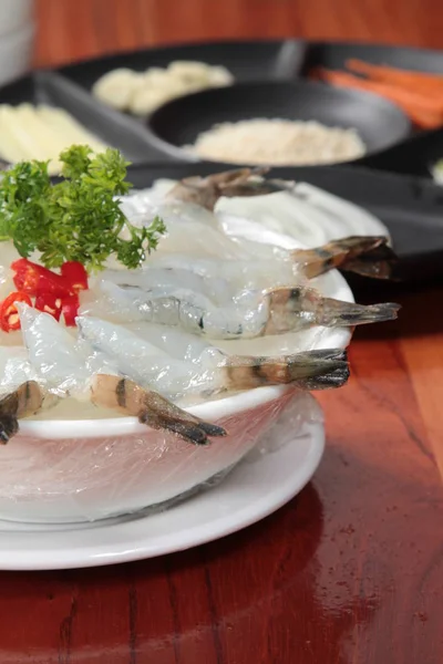 Deep Fried Shrimp Cuisine — Stock Photo, Image
