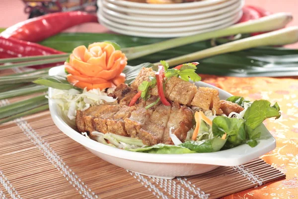 Una sesión de cocina utiliza la iluminación de carne — Foto de Stock