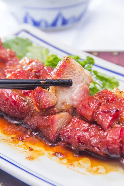 Una sesión de cocina utiliza la iluminación de carne —  Fotos de Stock