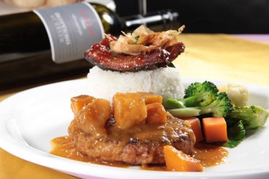 Bir pilav fotoğrafı.