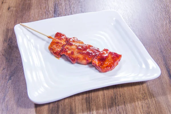 Una sesión de cocina utiliza la iluminación de carne — Foto de Stock