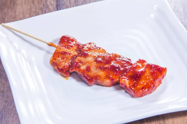 Una sesión de cocina utiliza la iluminación de carne — Foto de Stock