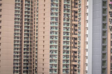 Hong Kong 'un yoğun kentsel ve mimari manzarası