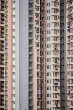 Hong Kong 'un yoğun kentsel ve mimari manzarası