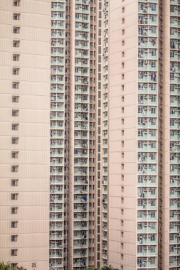 Hong Kong 'un yoğun kentsel ve mimari manzarası