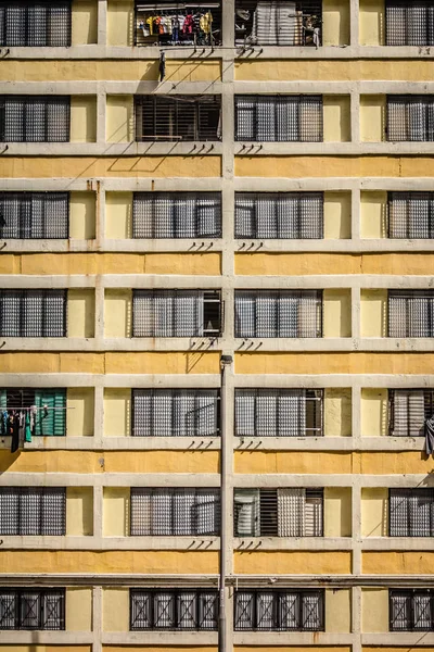 Hong Kong Dichte Stedelijke Architectonische Landschap — Stockfoto