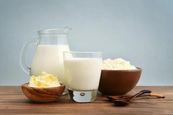 Fresh dairy products — Stock Photo, Image