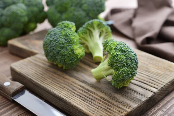 Massa färska gröna broccoli — Stockfoto