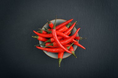 Red chili peppers clipart