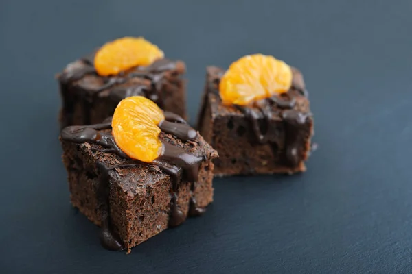 Homemade chocolate brownies — Stock Photo, Image