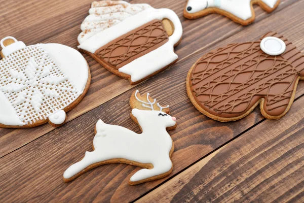 Zelfgemaakte ontbijtkoek cookies — Stockfoto