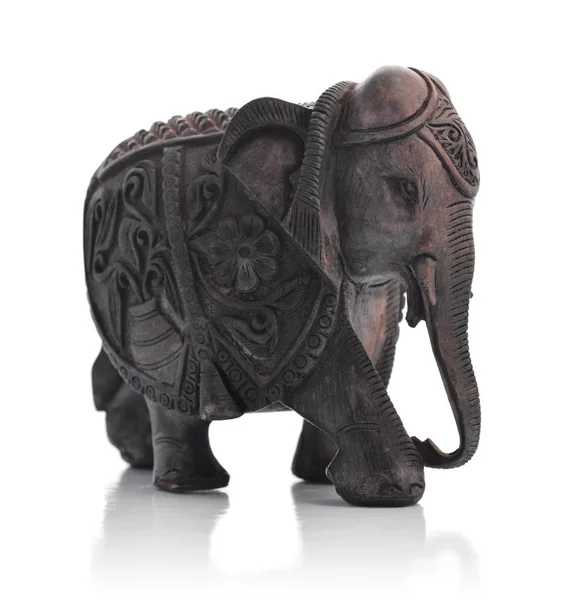 Handcrafted indian elephant — Stock Photo, Image