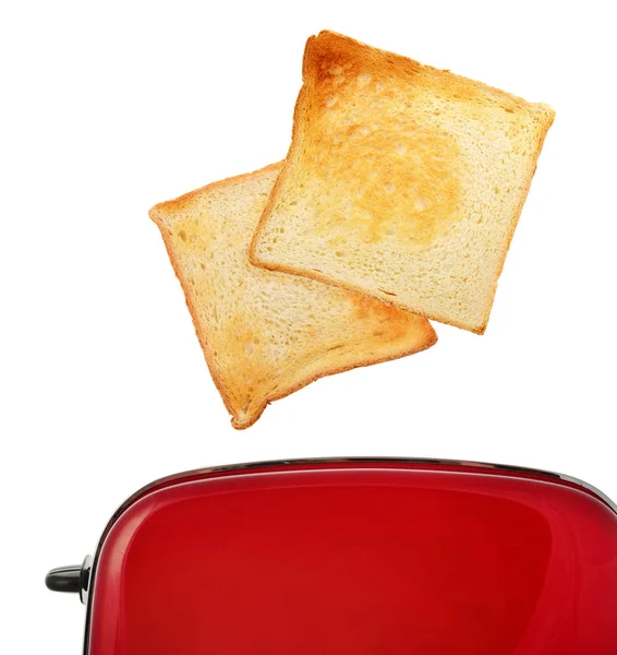 Toaster with bread — Stock Photo, Image