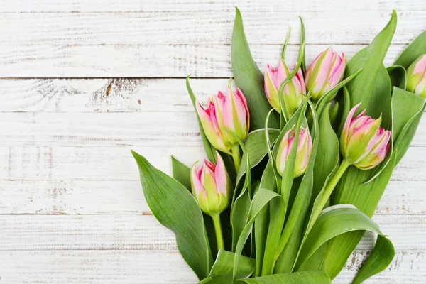 Różowe tulipany bukiet — Zdjęcie stockowe