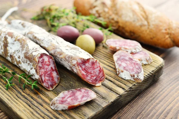 Salami mohoso español —  Fotos de Stock