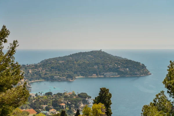 Vista panorâmica da costa mediterrânica — Fotografia de Stock