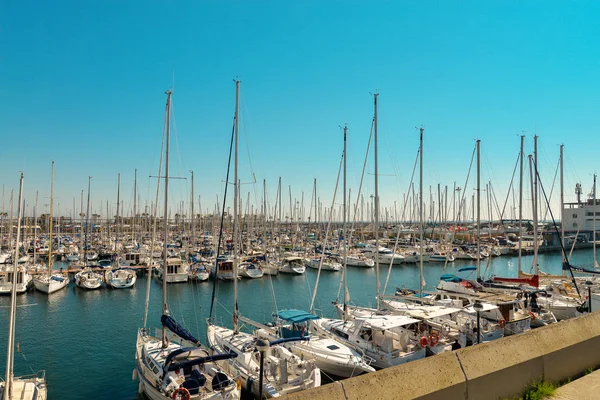 Porto Olimpic marina — Fotografia de Stock