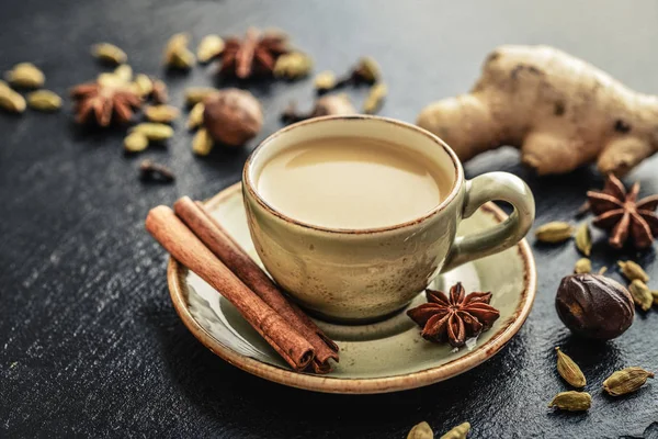 Masala chai čaj — Stock fotografie