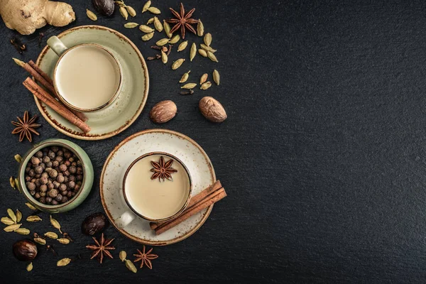 Masala chai te — Stockfoto