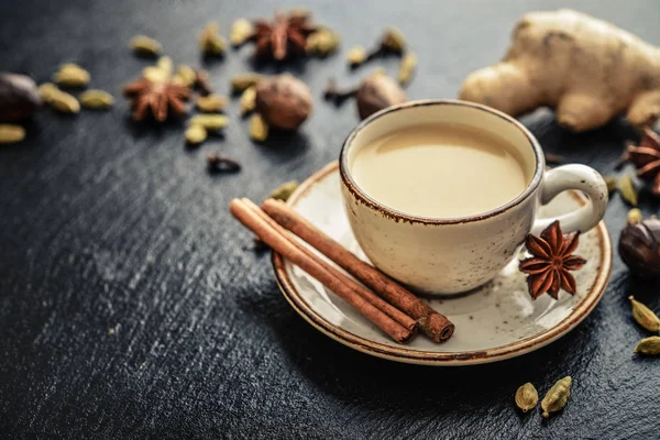 Masala chai te — Stockfoto