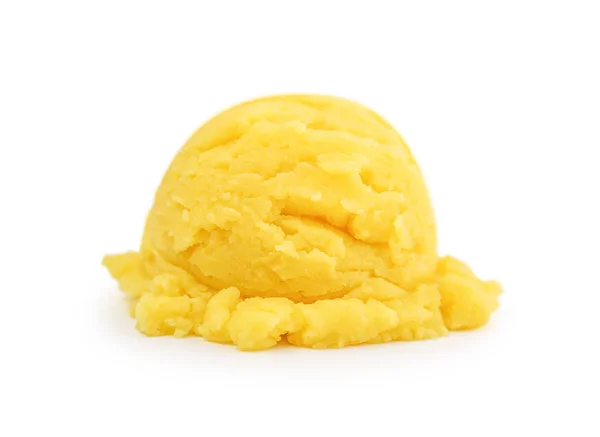 Kugel gelbes Eis — Stockfoto