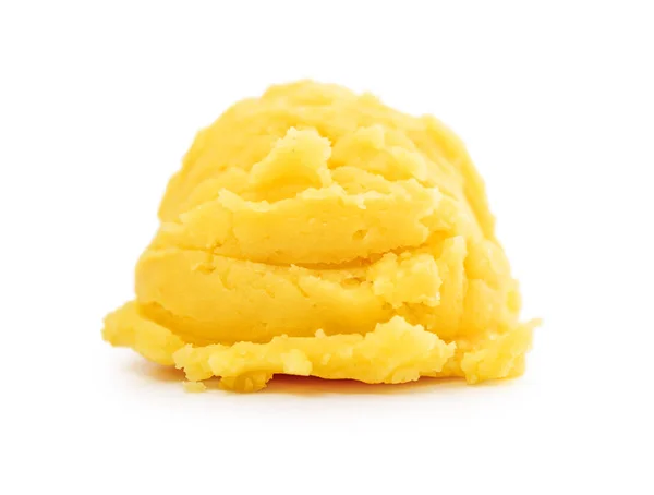 Scoop of  yellow ice cream — Stock Photo, Image