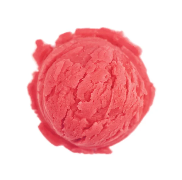 Scoop of  red ice cream — Stock Photo, Image