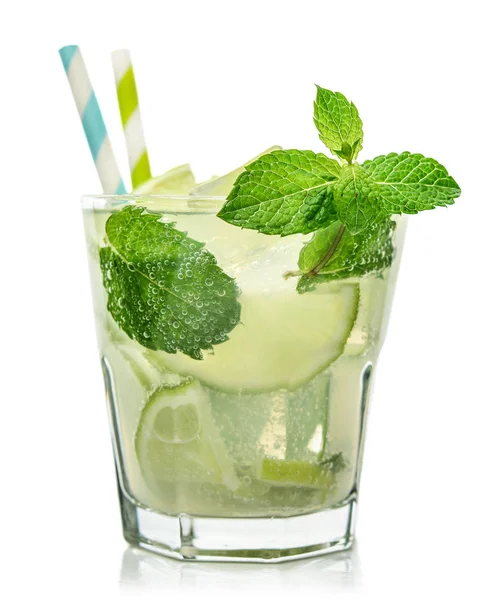 Glas Mojito-Cocktail — Stockfoto