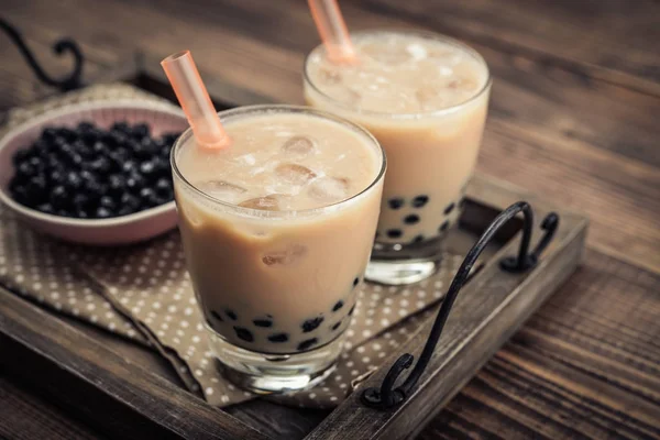 Domácí mléko Bubble Tea — Stock fotografie