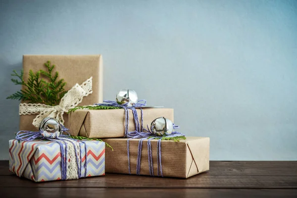 Montón de regalos de Navidad — Foto de Stock